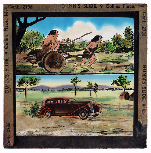 Lantern Slide - Universal Opportunity League, Modes of Transport