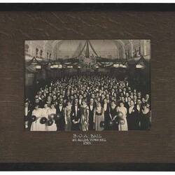 Photograph - Bank Officers' Association Ball, St Kilda Town Hall, Melbourne, 1923
