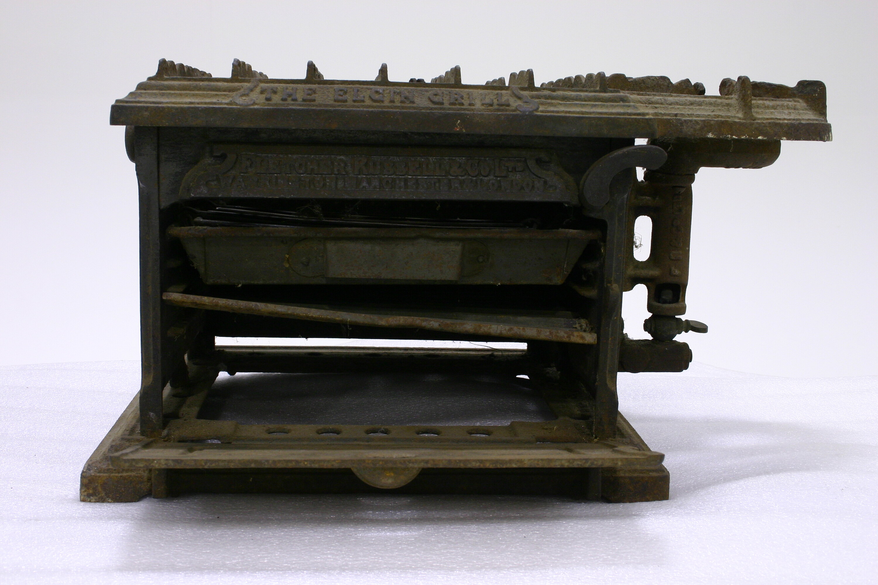 Stove - Fletcher Russell, Elgin Grill, Iron, circa 1895