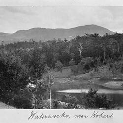 Photograph - 'Waterworks Near Hobart', by A.J. Campbell, Hobart District, Tasmania, circa 1895