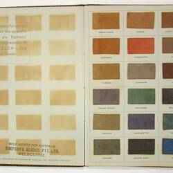 Shade Card - Gazelda 1936