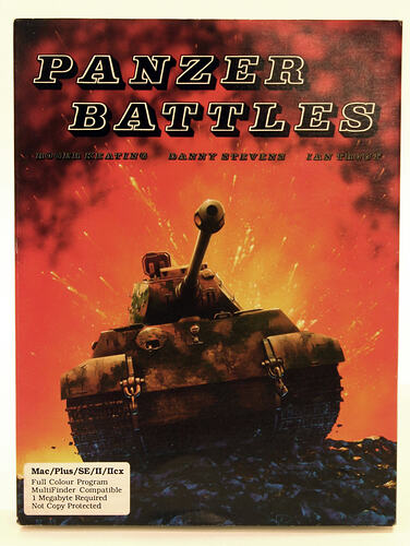 Computer Game - Panzer Battles, Apple Software
