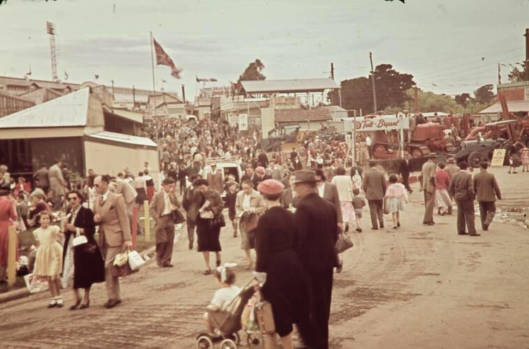 Digital Photograph - 'Grand Boulevard', Royal Melbourne Show, Ascot Vale, 1956