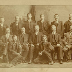 Photograph - H.V. McKay, Senior Staff Members, Ballarat, Victoria, circa 1904
