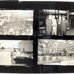 Photograph - Massey Ferguson, Proof Sheet of Official Opening of the Sunshine Foundry by Premier Bolte, Sunshine, Victoria, 1967