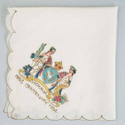Handkerchief - Victorian Centenary, 1934
