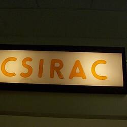 Photograph - CSIRAC Computer, Illuminated Sign, 1956-1964