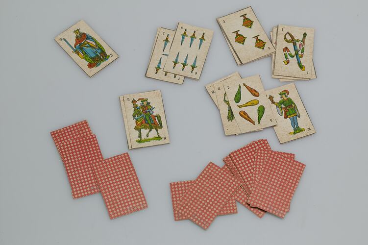 Miniature Mexican Playing Cards