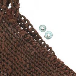 Handwoven string bag (detail)