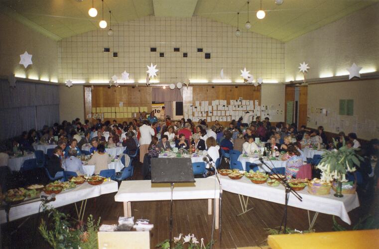 Saturday Night Dinner, Women on Farms Gathering, Tallangatta, 1993