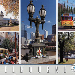 Postcard - Royal Exhibition Building & Views of Melbourne, Scancolor Australia, Melbourne, circa 1992