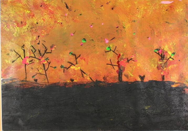 Artwork - 'Firestorm', Healesville Primary School, 2009