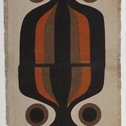 Wall Hanging - John Rodriquez, Brown Abstract Design, circa 1965-1975