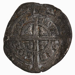 Coin - Halfgroat, Edward III, England, 1351-1377 (Reverse)