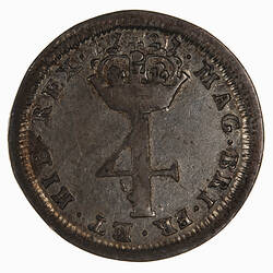 Coin - Groat, George I, England, Great Britain, 1727 (Reverse)