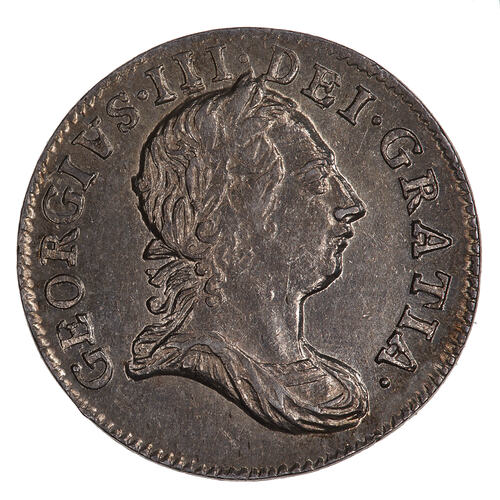 Coin - Groat, George III, Great Britain, 1766 (Obverse)