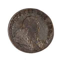 Coin - Twopence, George III, Great Britain, 1800 (Obverse)