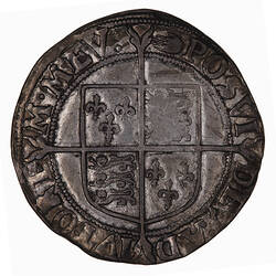Coin - Shilling, Elizabeth I, England, Great Britain, 1590-1592 (Reverse)