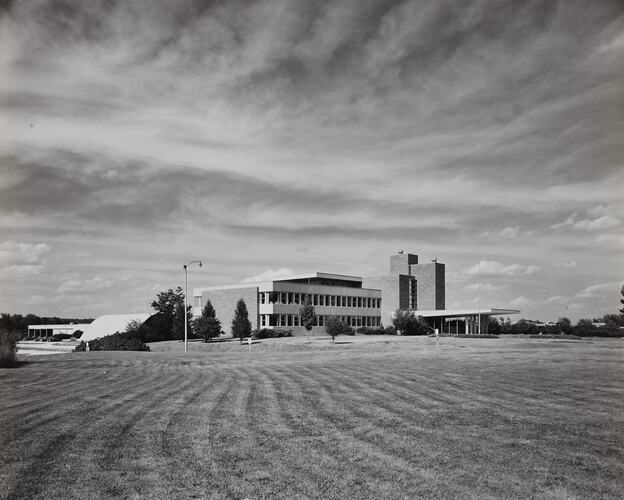 Photograph - Massey Ferguson, Executive Offices at the North American Implement Plant, Des Moines, Iowa, USA, 1960s