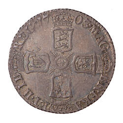 Coin - Sixpence, Queen Anne, England, Great Britain, 1703 (Reverse)