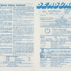 Newsletter - Seascape, 24/03/1977