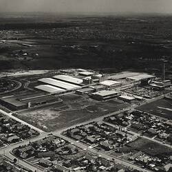 Photograph - Aerial View of the Kodak Coburg Factory Complex, 1961
