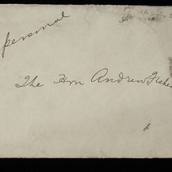 Letter, H. V. McKay to Prime Minister Andrew Fisher, 1911
