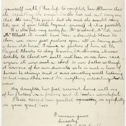 Letter - Neville to Telford, Phar Lap's Death, 1932