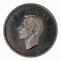 Proof Coin - Halfcrown, George VI, Great Britain, 1947 (Obverse)