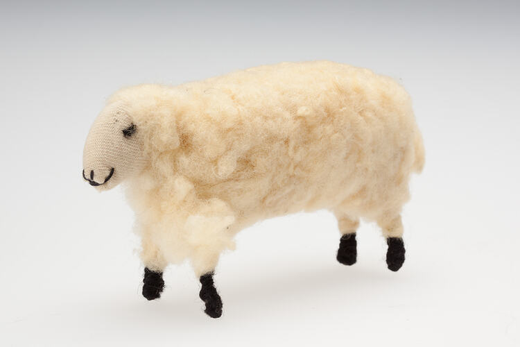 Toy Lamb - Ada Perry, Wool, circa 1930s-1960s