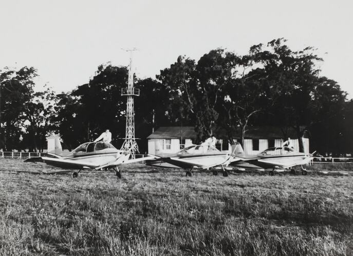 Photograph - First Victa Airtourers at Latrobe Valley Aero Club, Traralgon, Victoria, 1962