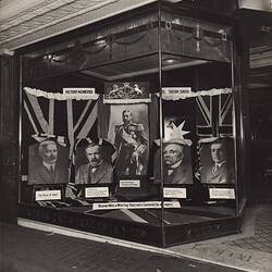 Photograph - Kodak Australasia Ltd, Shop Front Display, World War I Victory, Queen Street, Brisbane, 1918