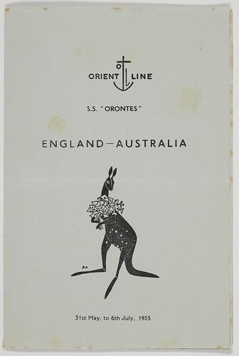 Leaflet - 'Fremantle', Orient Line