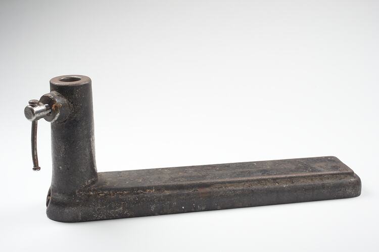 Tool Rest Holder - L-shaped Weight & Tool Rest Lock, circa 1910-1930