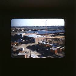 Slide - Kodak, Buildings Under Construction, Coburg, 1958