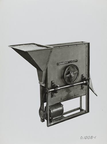 Photograph - Schumacher Mill Furnishing Works, 'Volume Measuring Machine', Port Melbourne, Victoria, circa 1940s