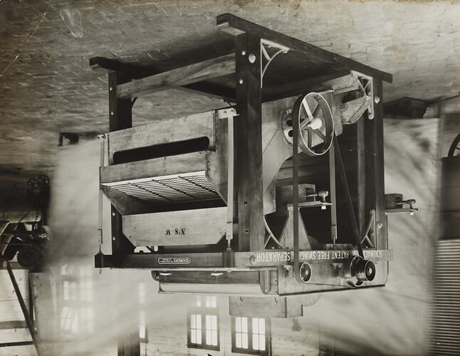 Photograph - Schumacher Mill Furnishing Works, 'Federal Separator' in Factory, Port Melbourne, Victoria, circa 1930s