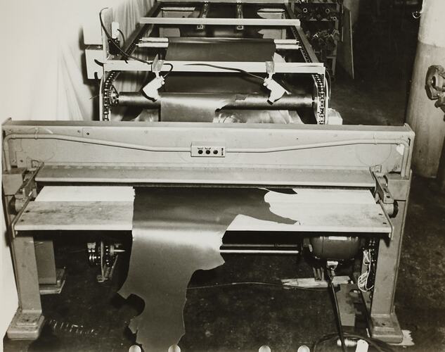 Photograph - Interior of Tanning Factory, Waukegan, Illinois, United States of America, circa 1940s