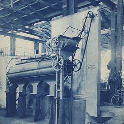 Photograph - Schumacher Mill Furnishing Works, Seed Grading Machine, Port Melbourne, Victoria, circa 1920s