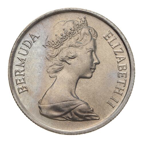 Coin - 10 Cents, Bermuda, 1979