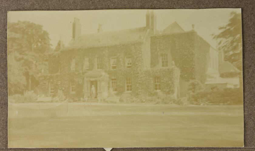 Photograph - Building, Driver Cyril Rose, World War I, 1916-1919