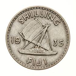 Coin - 1 Shilling, Fiji, 1935