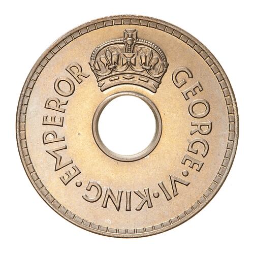 Proof Coin - 1 Penny, Fiji, 1937