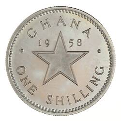 Proof Coin - 1 Shilling, Ghana, 1958