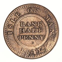 Token - 1/2 Penny, Isle of Man, 1811