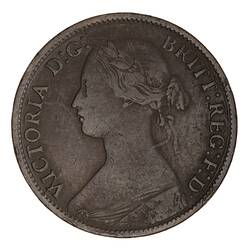 Coin - 1/2 Cent, Nova Scotia, Canada, 1861