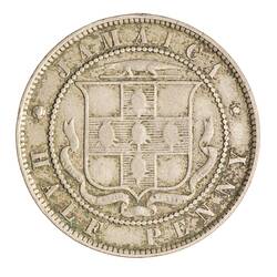 Coin - 1/2 Penny, Jamaica, 1888