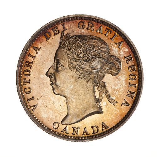 Proof Coin - 25 Cents, Canada, 1889