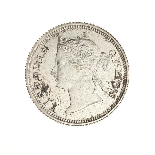 Proof Coin - 10 Cents, Mauritius, 1878