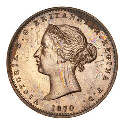 Coin - 1/26 Shilling, Jersey, Channel Islands, 1870